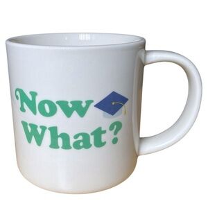 Parker Lane Now What? Graduation Graphic Stoneware Coffee Tea Mug Cup